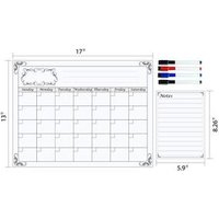 Dry Erase Calendar Whiteboard Fridge