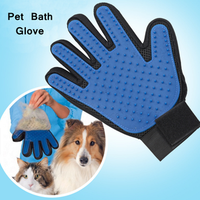 2018 New Hot Sale Pet Bath Glove Silicone Brush Pet Dog Cat Brush For Gentle Pet Grooming Massage Bathing Brush Comb