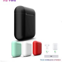 i12 TWS Headphones 5.0 Ture Wireless Earbuds Colorful Earphone Support Pops Up Window for iPhone Android Phone