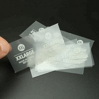Garment Iron On Washing Instruction Labels
