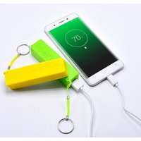 2019 Promotion item 2600mah phone portable charger with key chain Power Bank For iPhone Battery Charger