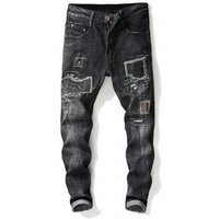 Stretch Skinny Ripped Jeans
