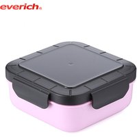 OEM/ODM 760ml Lunch Box Plastic Food Grade PP Kid School Food Container with Logo Thermo Lunch Box with Lid for Travel