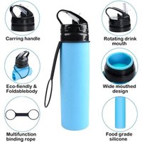 Foldable BPA Free Silicone Water Bottle
