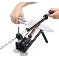 Fixed Angle Kitchen Knife Sharpener 4 Sharpening Stones