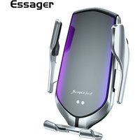 Essager 10W Qi Car Wireless Charger For iPhone Samsung Xiaomi Intelligent Infrared Fast Wireless Charging Mount Car Phone Holder