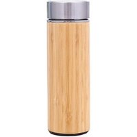 Bamboo Double Wall Vacuum Water Bottle