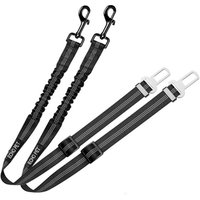 Wholesale Reflective adjustable Bungee Nylon Car Travel Vehicle safety pet dog seat belt leash