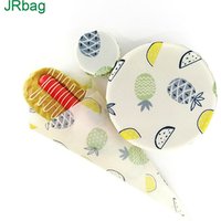 Eco Friendly Printed Cotton Bee Wax Food Wraps