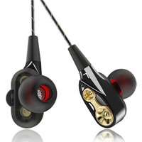 Wholesale Custom Fashion Portable Dual Speaker In-ear Mobile Phone Headphone