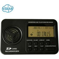 1CH Digital Auto Answering and Telephone Recorder with SD card, 1 Port/Line Standalone Phone Recorder with VoiceMail