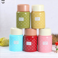 350mL Stainless Steel Leak Proof Vacuum Insulated Thermos Flask Food Jar with Lid and spoon