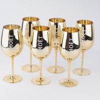 Golden Champagne Glass Goblet For Moet & Chandon Ice Imperial