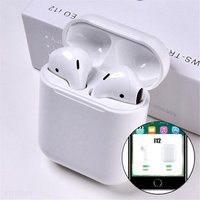 i12 tws Pop- Up Blue tooth Earphones Wireless Touch Control Earbuds Headset i12tws not 1:1