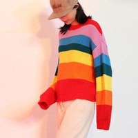 Autumn Stripe Crew Neck Jumper