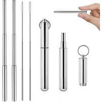 stainless steel telescopic drinking straw Extendable Straw New