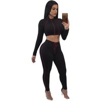 Long Sleeve Cropped Top Shorts Two Piece Set