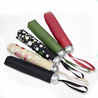 Top quality light weight windproof rain 3 fold umbrellas with custom logo printing