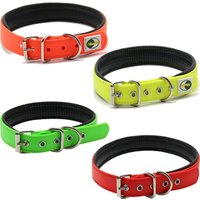 Adjustable Waterproof PVC Coated Nylon Dog Collar