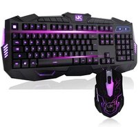 Professional Gaming USB Backlight keyboard and mouse for computer