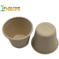 Biodegradable Sugarcane Bagasse Coffee Cups
