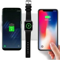 High efficiency 20W 3 in 1 fast wireless charger charging pad for iphone X XS Max XR 8 8plus for apple watch 4 3 2 1