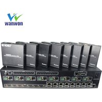 8x8 HDR 18GBPS HDbaseT 4K MATRIX SWITCHER with 8 Receivers HDMI IR UHD 8x8 HDMI HDBaseT Matrix