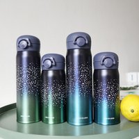 350ml-500ml starry sky student stainless steel vacuum cup thermos water bottle for sale outdoor sports bottle