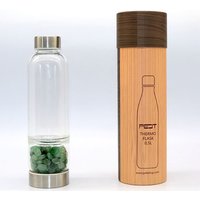Healing Quartz Glass Crystal Elixir Water Bottle