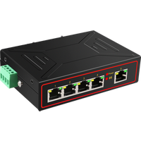 Diewu 5 port 10/100/1000mbps industrial network switch