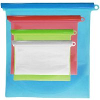Reusable Silicone Food Storage Bags Fruit Vegetables Meat Fish