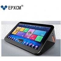EPXCM Machine Portable 15.6 Inch Touch Screen KTV Home Karaoke System