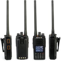 Dual PTT VHF/UHF 5W SMS GPS walkie talkie Retevis RT52 Dual Band Analog/Digital Handheld Two Way Radio TOT 4000Channels VOX