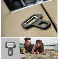 black Dual-use Car safety belt clip Brand New and High quality Car Seat belt buckle Vehicle-mounted Bottle Opener