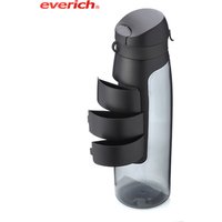Good design for outdoor sport pill bottle tritan plastic drinking water bottle 500ml with pill box holder