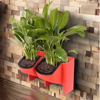 Self Watering Wall Mounted Plastic Plant Pot