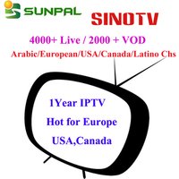 One year IPTV Subscription SINOTV IPTV Account with Full European Channels Arabic Canada USA Latino IPTV Channels hot selling