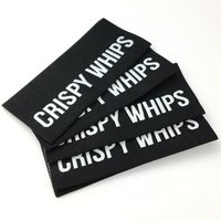 Customized Garment Woven label, satin woven label, brand label for clothing