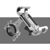 Aluminium Alloy Bike Phone Holder 3.5-6.5 Inch Cell Phone GPS Mount Holder Bicycle Phone Support With Silicone