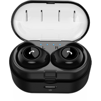 QS1 T1C TWS Bluetooth V5.0 Headset Sports Wireless Earphones 3D Stereo Earbuds Mini in Ear Dual Microphone With Charging box