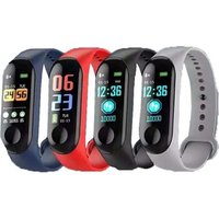 CE ROHS fitness tracker Waterproof charm smart band Pedometer Heart Rate band Health data share Sport smart bracelet M3