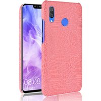 Rugged Crocodile Leather Mobile Back Cover For Huawei nova 3i Case