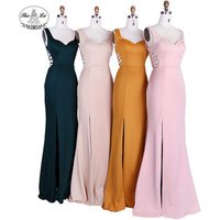 Line Chiffon Bridesmaid or Evening Gown