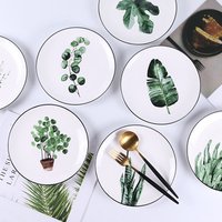 Botanical Ceramic Cake & Dessert Plates
