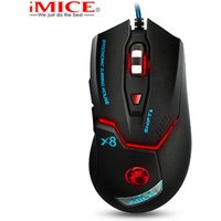 Customized logo Promotion 3200DPI LED 6 Buttons Computer Accessories Wired Mouse Gaming mouse for desktop laptop computer mouse