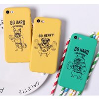 Cute Puppy Pug Bunny Funny French Bulldog Soft Matte Phone Case Fundas For iPhone 7Plus 7 6Plus 6 6S 5SE 8 8Plus X