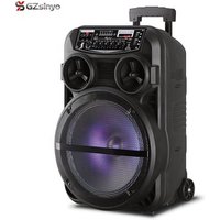 12 inch portable battery powered bluetooth pa speaker