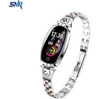 New IP67 Waterproof Female Smart Watch H8 Heart Rate Blood Pressure Monitor Sport Smart Bracelet for Lady Gift