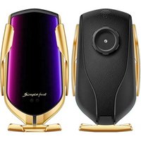 Customized R1 Automatic Wireless Car Charger Infrared Sensor Car Charger Holder