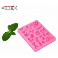 Different shape silicone fondant cake cake stencil decorate tool